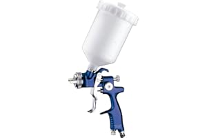 AP ASTRO PNEUMATIC TOOL COMPANY Astro EUROHE103 EuroPro High Efficiency/High Transfer Spray Gun with 1.3mm Nozzle and Plastic Cup