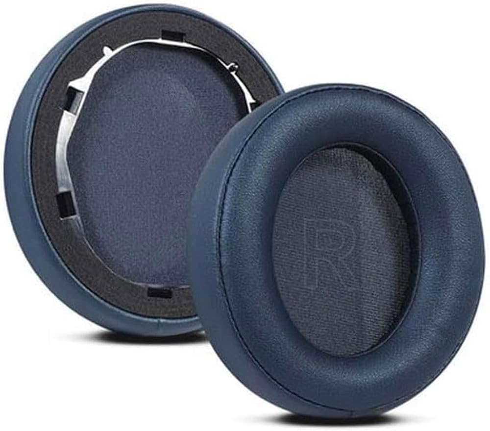 Anker Soundcore Life için Q30 Q30bt ve Q35 ile Uyumlu Suni Deri Kulaklık Pedi Hafızalı Yüksek Kaliteli Materyal Kulaklık Süngeri (Q30/Q30BT/Q35 (MAVİ)