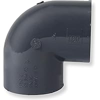 Paradies Pool GmbH PVC Fitting Winkel 90°, Ø 50 mm mit Klebemuffen, Qualitat aus Europa, Menge: 1 Stück