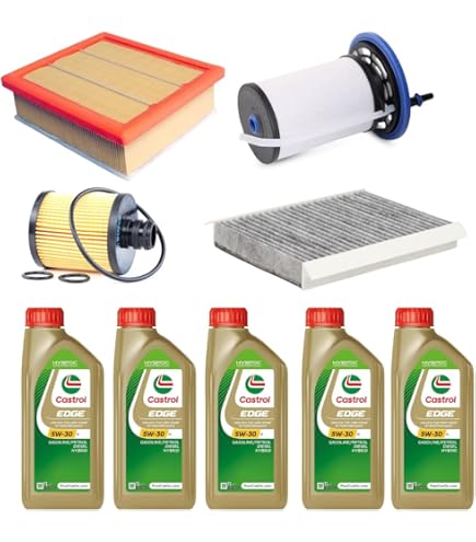 KIT TAGLIANDO OLIO SELENIA WR PE 5W30 FILTRI FIAT 500L 1.3 MTJ 84 CV 95 CV - Foto 9