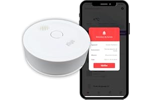 Détecteur de fumée connecté Wi-FI, Konyks Firesafe 2, Alerte sur Smartphone, 5 Ans d'autonomie, Scénarios, Pas de Hub nécessaire
