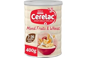 Nestlé Cerelac blandade frukter och vete med mjölk spädbarn flingor, 7 månader plus, 400 g