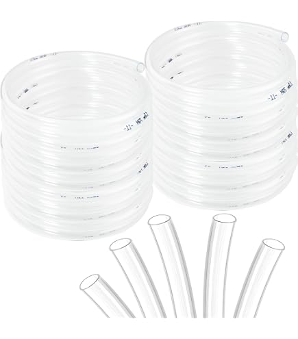 Tuyau En Vinyle Transparent EZ-FLO 5/8" ID X 3/4" OD - Flexible, Non Toxique, Pour Liquides Alimentaires