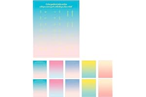 LEEQ índice adhesivo mensual, pestañas coloridas, separadores mensuales para organización de planificadores de estudio de oficina(significado de verano)