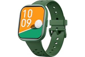Heroange Kids Smart Watch for Girls Boys,IP68 Waterproof Kids Fitness Tracker Watch with 1.83" Face,Heart Rate Sleep Monitor,19 Sport Modes,Puzzle Games with APP,Great Gifts for Teens 6+,Green