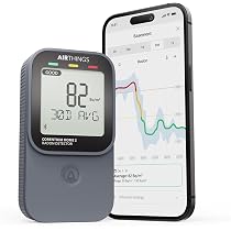 Rilevatore Di Radon Portatile AEGTEST HOUND-1011 - Monitoraggio Continuo Per Casa, Cantina O Ufficio, Display LCD, Autonomia 45 Giorni, Misura In PCi/L O Bq/m³