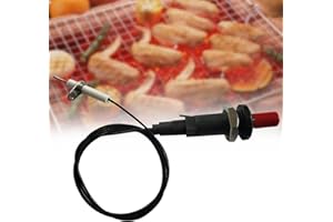 Divono 1 Out 2 Premium Piezo Funken Zünd-Set BBQ Grill Push Button Zünd-Set für Kamin Ofen Gas,3.3feet(Size:3.3feet)