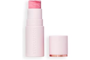 ‎REVOLUTION BEAUTY LONDON Revolution Skin Silk Blush Stick - Aufbauende Farbe für Wangen, Augen und Lippen - Creme-zu-Puder-Formel - Vegan & Cruelty-Free - Pinched Light Pink - 4,5 g