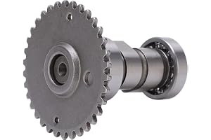 aqxreight Racing Kamaxel, Racing Cam 34 Tänder Metal Racing Motor Kamaxel Scooter Delar för GY6‑50 60 80 Go Kart ATV UTV Moto