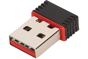 CICIGLOW Mini Klucz WiFi 2,4 GHz do Komputera/Laptopa/Komputera Stacjonarnego, Szybki Adapter Sieci Bezprzewodowej USB z wbudowaną anteną, Tryb AP, szybkość Transmisji 150 Mb/s,