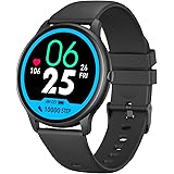 GRV Smartwatch Donna Uomo Orologio Sportive Quadrante Personalizzato Cardiofrequenzimetro Pedometro per Android iOS Vibrazion