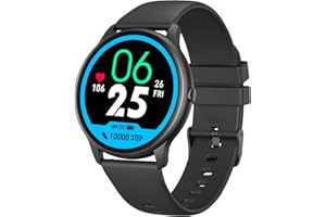 GRV Smart Watch for Women Men,Fitness Watch 1.28" Touch Screen with Heart Rate Monitor,Sleep Monitor,13 Sports Modes Pedometer Activity Trackers Personalized Watch Face Smartwatch for Android iOS