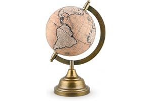 EXERZ 13 cm antik med metallbas, hantverk dekorativ Globe SI-7047 (13 cm)