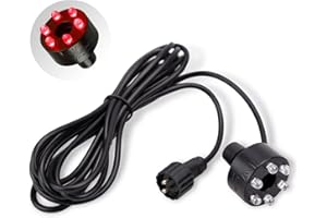 CLGarden LED Ring rot für LED Springbrunnen Set Quellstein Gartenbrunnen