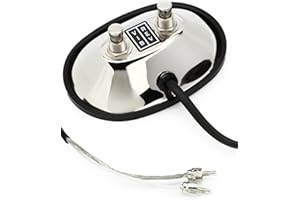 Fender 2-przyciskowy przełącznik nożny w stylu vintage - Vibrato/Reverb (gniazda RCA)