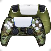 Xspring PS5 i&ccedil;in Denetleyici Kaplaması, PS5 Dualsense Denetleyici i&ccedil;in Kalınlaştırılmış Silikon Kapak Kılıfı, 5 ile Uyumlu Ka