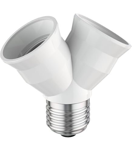 Adattatore Sdoppiatore E27 per Doppia Lampadina