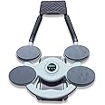 KRESHU Intelligent Core Abdominal Wheel with Elbow Support Timer | Automatic Rebound Ab Roller Exercise Equipment - White (1-Piece)