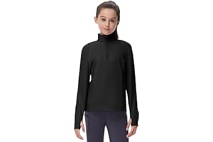 MoFiz Chaqueta Deportiva Niña Cremallera Sudadera Forro Polar para Deportes