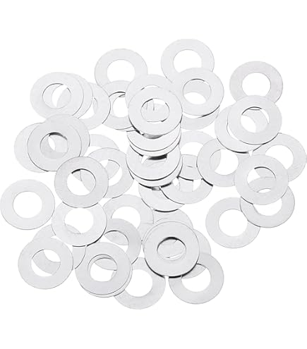 100 Pezzi Rondelle Metriche Rondelle Di Spessore Sottilissime 0,1mm 0,2mm 0,3mm 0,5mm In Acciaio Inox A2/70 - Confezione Da 100 Pezzi - Standard DIN 988 Maggiorate M20 - Foto 7