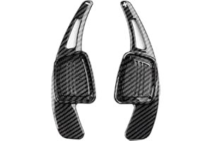 ontto Extension de levier de vitesse en ABS pour volant de voiture - Convient pour Audi 2017-2019 S3 S5 SQ2 SQ5 A3 8V A4 A5 Q2 Q3 Q5 Q7 - Noir