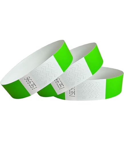 Braccialetti Identificativi Tyvek® Neon Arancione | Confezione Da 500 Pezzi 19mm - Numerati E Antimanomissione - Foto 6