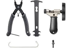 Bynccea Ensemble d'outils pour chaîne de vélo, 3pcs Outils pour Chaîne de Vélo Pince Chaine Velo, Derive Chaine Velo & Vélo Chaîne Indicateur d'usure pour Vélos de Montagne et de Route