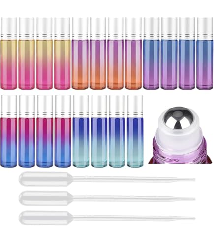 4 Pezzi Bottiglie Vuote Di Olio Essenziale PETG Contenitore Di Profumo Di Siero Ricaricabile Per Viaggio 30 Ml 94563451