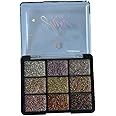 My Colors Glitters Eyeshadow Plaette,Deluxe Sparkle Glitter Shimmer Eye Shadows Highly Pigmented Long Lasting Makeup Palette (8 - Colors Palette, 01)