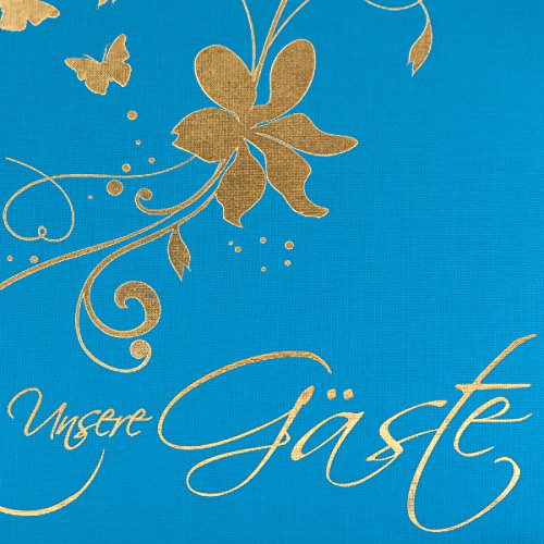 Gästebuch zur Hochzeit ‚Schmetterling‘ türkis - 2