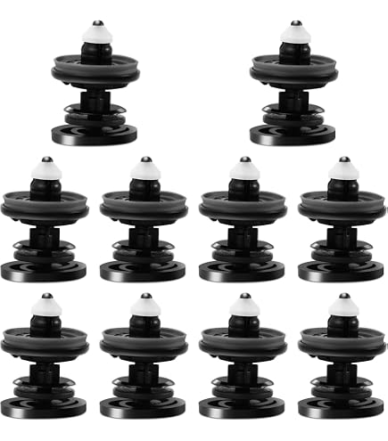 Tiyiyok Kofferraum Hutablage Clips - 4 Stück Ersatz-Spreiznieten Aus Nylon, Passend Für Citroën/DS Modelle (z.B. 7705099001)