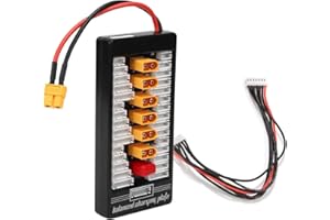 WANGCL Carte de Charge parallèle RC XT60 Extension de Chargeur d'équilibre Prise XT60 Compatible avec Les Batteries LiPo 2-6S