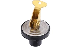 Qiilu Tappo di Scarico per Barche a Torsione Tappo di Scarico a Compressione da 19 Mm Tappo di Scarico in Acciaio Inossidabile da 3/4 di Pollice per Barca Guarnizione in Gomma a Vite(1/2 inch (2974B))