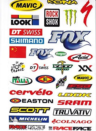 Outdoor Bicycle Cycling Sticker Mountain Bike Skateboard Decal Bicycle Sticker (1)
