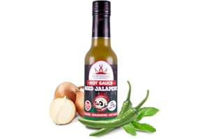 Poppamies Salsa di peperoncino piccante Jalapeno invecchiata - Senza glutine Senza lattosio Vegan - Spezia: 3/10-150ml