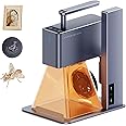 LaserPecker 2 (Basic) Laser Engraver Cutter, 60W Galvo Laser Handheld Engraver High Precision 0.05mm Compressed Spot, 36000mm/min High Speed Portable Engraving Machine for Wood Kraft Paper Leather