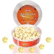 Buy Hem Aradhna Pure Ghee Diya with Batti Pack of 100 Diyas ...