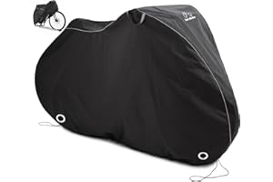 TEAMOBSIDIAN Team Obsidian Funda para Bicicleta Exterior Impermeable - 210D Oxford - Protección UV Anti Polvo y Lluvia con Orificios para Candado - Guarda Bicicletas Exterior - Cubre de 1 a 3 Bicis