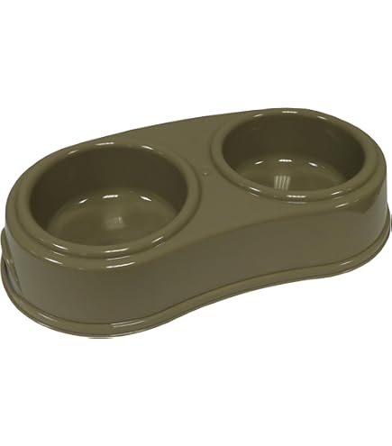 Ciotola Doppia Ferplast Per Cani E Gatti - Plastica Riciclata, Antiscivolo, 1.2L, Per Viaggi - Foto 8