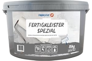 Farbklecks24 Fertigkleister 15kg Raufaser Kleister, verarbeitungsfertig