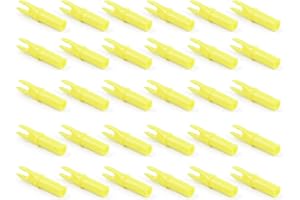 NIKA ARCHERY 30 Stück Pfeilnocken Ersatznocken für das Bogenschießen ID6,2 mm/0,244 Zoll Einsätze aus Kunststoff, Ersatznocken für die Bogenjagd