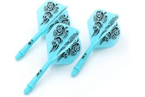 ‎CUESOUL CUESOUL ROST Integrated Dart Shaft Shafts and Dart Flights Standard Shape, Set of 3 pcs