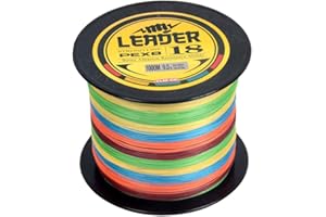 L SERVER Angelschnur Geflochten 1000m 8-Fach Geflochtene Angelschnur PE Bissfeste Angelschnur Ködern Angelschnur