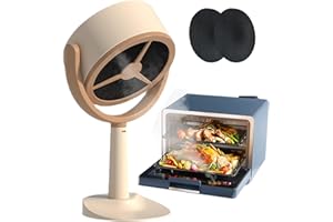 Onlynery Portable Extractor Fan Kitchen - Portable Extractor Fan - Cooker Hoods - Small Tabletop Range Hood | 125 Degree Adjustable Cleaning Supplies For Hot Pot, Indoor Dinner, Barbecues