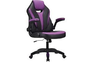 play haha. Sedia da gioco Sedia da ufficio Sedia girevole Sedia da computer Sedia da lavoro Sedia da ufficio Sedia ergonomica Sedia da corsa Sedia in pelle (Viola)