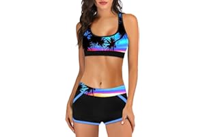 RYTEJFES Bikinis Mujer, 2023 Menstrual Reductor Bañadores Push Up Dos Piezas Verano Bañador Turbo Ajustable Original Biquini Tallas Grandes Baratos Traje de Baño Bikini Brasileño