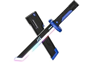 GENERIC Sparkblade Sword with Sparks, 17.3 Inch Spark Blade Swords with Multicolor LED Lights and Sound Effects, USB C Charging Cable, Halloween Party Cosplay, Christmas Birthday Present