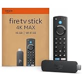 Amazon Fire TV Stick 4K Max (Nouvelle génération), Appareil de streaming avec fonctionnalité Écran dynamique et prenant en ch