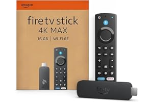 Fire TV Stick 4K Max by Amazon | Streaming Device with Support for Wi-Fi 6E and Ambient Mode