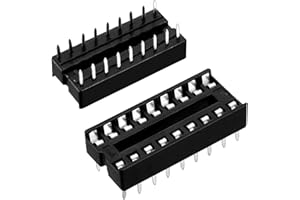 Oiyagai Lot de 30 Adaptateurs Dip 18 Broches 2,54mm, Support de CI à Souder